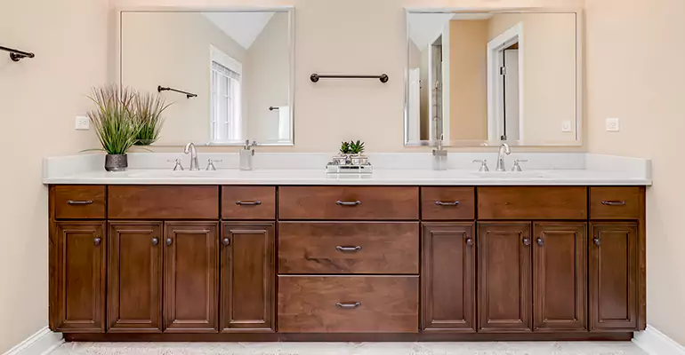 Bathroom Cabinet Renovation in Washington