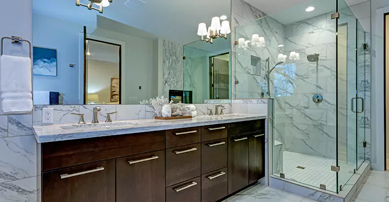 Partial Bathroom Reconstruction in Washington