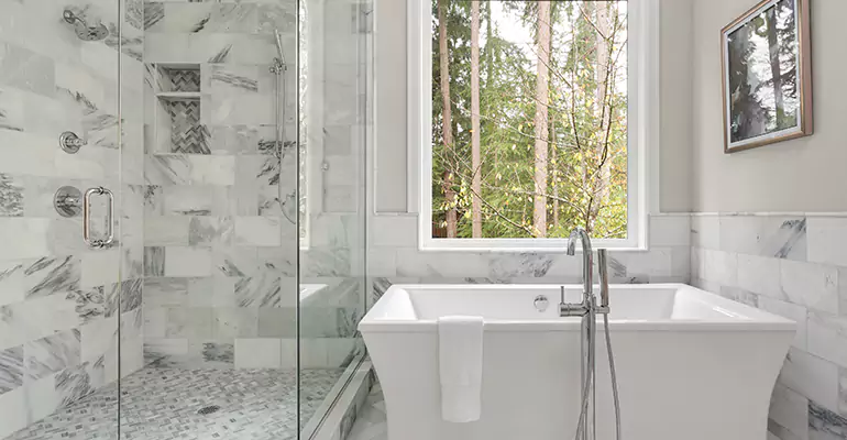 Bathtub to Tile Shower Conversion in Washington